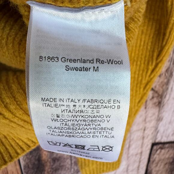 Fjällräven Sweater Pullover Greenland Re-Wool Acorn Recycled Wool Half Zip M - Picture 8 of 9